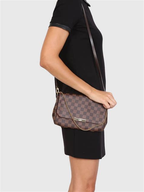 louis vuitton damier ebene favorite mm|damier ebene canvas handbags.